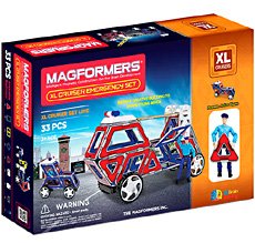 Фото магнитный конструктор Magformers XL Cruiser Emergency Set, 33 элемента