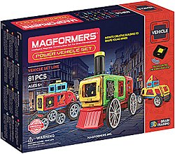 Фото магнитный конструктор Magformers Power Vehicle Set, 81 элемент