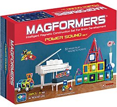 Фото магнитный конструктор Magformers Power Sound Set, 59 элементов