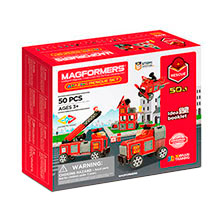 Фото магнитный конструктор Magformers Amazing Rescue Set, 50 элементов