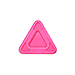 непрозрачный треугольник