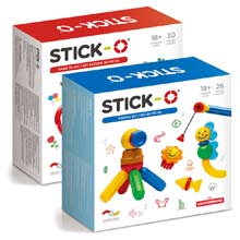 Фото магнитный конструктор Stick-O Fishing Set + Stick-O Basic 30 Set, 56 элементов