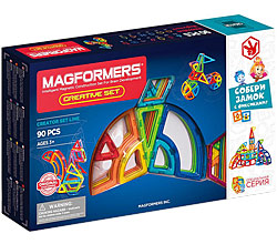 Фото магнитный конструктор Magformers Fixie Creative 90, 90 элементов