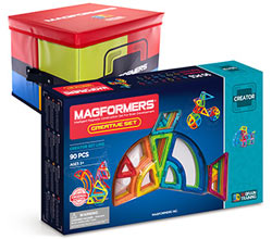 Купить Magformers Creative 90 + Magformers Box