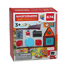 Фото магнитный конструктор Magformers Minibot`s Kitchen Set - УЦЕНКА - 674
