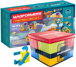 Фото магнитный конструктор Magformers Fantasy Land  + Magformers Box, 127 элементов