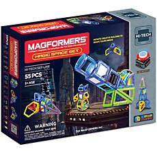 Фото магнитный конструктор Magformers Magic Space Set, 55 элементов