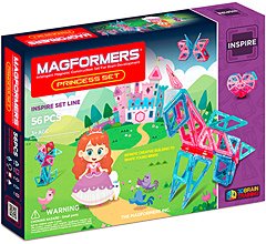 Фото магнитный конструктор Magformers Princess Set, 56 элементов