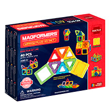 Фото магнитный конструктор Magformers Window Plus 40 Set, 40 элементов