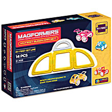 Фото магнитный конструктор Magformers My First Buggy Car Set - Yellow, 14 элементов
