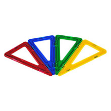 Фото магнитный конструктор Magformers Равнобедренные треугольники 4 за баллы, 4 элемента